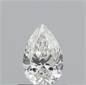 Natural Diamond 0.50 Carats, Pear with  Cut, G Color, VVS2 Clarity and Certified by GIA