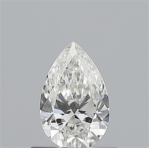 Picture of Natural Diamond 0.50 Carats, Pear with  Cut, G Color, VVS2 Clarity and Certified by GIA