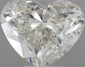 Picture of Natural Diamond 0.45 Carats, Heart with  Cut, H Color, VS1 Clarity and Certified by IGI