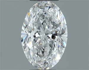 Picture of Natural Diamond 0.50 Carats, Oval with  Cut, E Color, SI1 Clarity and Certified by GIA