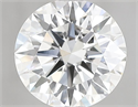 Del inventario de diamantes de laboratorio, 1.27 quilates, Redondo , Color F, claridad VVS2 y certificado IGI