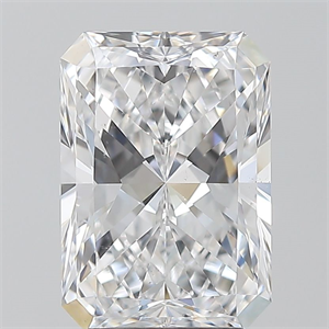 Foto Diamante Natural 3.02 quilates, Radiante , Color D, claridad VS2 y certificado GIA de