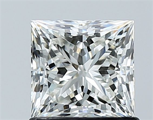 Picture of Natural Diamond 1.00 Carats, Princess with  Cut, I Color, VS2 Clarity and Certified by GIA