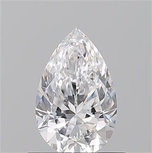 Foto Diamante Natural 0.55 quilates, De pera , Color D, claridad VVS1 y certificado GIA de
