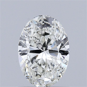 Picture of Natural Diamond 0.90 Carats, Oval with  Cut, I Color, SI2 Clarity and Certified by GIA