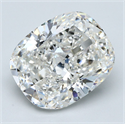 Diamante Natural 5.01 quilates, Del cojín , Color H, claridad VVS2 y certificado GIA