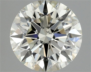 Foto Diamante Natural 0.48 quilates, Redondo , Color K, claridad SI1 y certificado GIA de