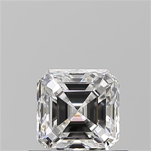 Foto Diamante Natural 0.70 quilates, Asscher , Color E, claridad VVS2 y certificado GIA de