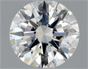 Natural Diamond 0.70 Carats, Round with Excellent Cut, G Color, SI1 Clarity and Certified by GIA