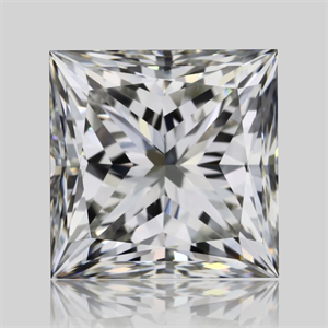 Foto Diamante Natural 1.70 quilates, Princesa , Color I, claridad VVS2 y certificado GIA de