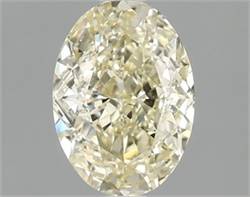 Picture of Lab Grown Diamond 1.56 Carats, Oval with  Cut, Fancy Yellow Color, VS2 Clarity and Certified by IGI