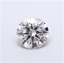 Del inventario de diamantes de laboratorio, 1.23 quilates, Redondo , Color G, claridad VVS2 y certificado IGI