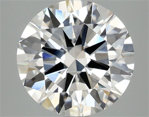 Picture of Lab Grown Diamond 3.94 Carats, Round with Ideal Cut, F Color, VS2 Clarity and Certified by IGI