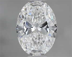 Picture of Natural Diamond 0.50 Carats, Oval with  Cut, E Color, SI1 Clarity and Certified by GIA