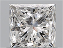 Natural Diamond 0.70 Carats, Princess with  Cut, F Color, VS1 Clarity and Certified by GIA