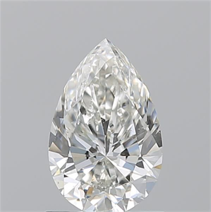 Picture of Natural Diamond 1.01 Carats, Pear with  Cut, H Color, SI1 Clarity and Certified by GIA