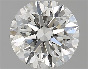 Foto Diamante Natural 0.57 quilates, Redondo , Color H, claridad VVS1 y certificado GIA de