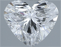 Natural Diamond 0.33 Carats, Heart with  Cut, F Color, VS1 Clarity and Certified by GIA