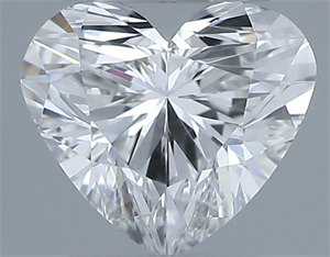 Picture of Natural Diamond 0.33 Carats, Heart with  Cut, F Color, VS1 Clarity and Certified by GIA