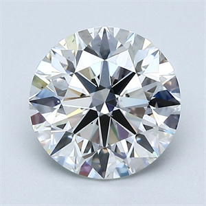 Foto Diamante Natural 1.61 quilates, Redondo , Color E, claridad VS2 y certificado GIA de