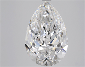 Foto Diamante Natural 4.60 quilates, De pera , Color D, claridad VS1 y certificado GIA de