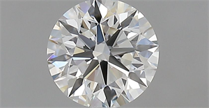 Picture of Natural Diamond 0.73 Carats, Round with Excellent Cut, H Color, IF Clarity and Certified by GIA