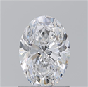 Natural Diamond 1.20 Carats, Oval with  Cut, D Color, SI1 Clarity and Certified by GIA