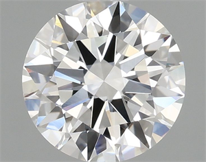 Picture of Lab Grown Diamond 0.96 Carats, Round with Ideal Cut, D Color, VVS2 Clarity and Certified by IGI