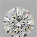 Diamante Natural 0.50 quilates, Redondo , Color I, claridad VS1 y certificado GIA