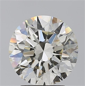 Foto Diamante Natural 3.01 quilates, Redondo , Color J, claridad VS1 y certificado GIA de