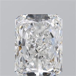 Picture of Natural Diamond 2.01 Carats, Radiant with  Cut, E Color, VS2 Clarity and Certified by GIA