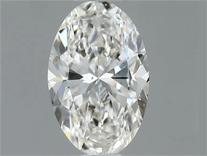 Foto Diamante Natural 0.56 quilates, Ovalado , Color H, claridad SI2 y certificado GIA de