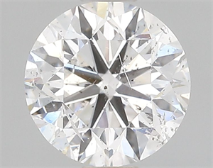 Picture of Natural Diamond 1.01 Carats, Round with Very Good Cut, E Color, I1 Clarity and Certified by GIA