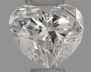 Foto Diamante Natural 0.32 quilates, Corazón , Color F, claridad SI2 y certificado IGI de