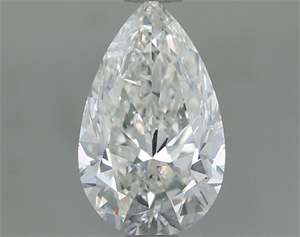 Picture of Natural Diamond 1.02 Carats, Pear with  Cut, G Color, SI2 Clarity and Certified by IGI