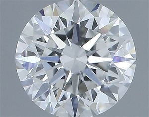 Picture of Natural Diamond 0.50 Carats, Round with Excellent Cut, E Color, VS2 Clarity and Certified by IGI