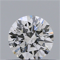 Natural Diamond 0.40 Carats, Round with Excellent Cut, E Color, SI1 Clarity and Certified by IGI