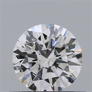 Picture of Natural Diamond 0.40 Carats, Round with Excellent Cut, E Color, SI1 Clarity and Certified by IGI