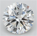 Lab Grown Diamond 4.25 Carats, Round with Ideal Cut, F Color, VVS1 Clarity and Certified by IGI