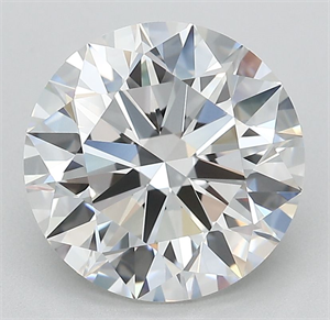 Picture of Lab Grown Diamond 4.25 Carats, Round with Ideal Cut, F Color, VVS1 Clarity and Certified by IGI