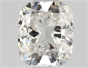 Natural Diamond 0.50 Carats, Cushion with  Cut, H Color, VVS1 Clarity and Certified by GIA