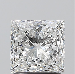 Picture of Natural Diamond 1.51 Carats, Princess with  Cut, F Color, VVS1 Clarity and Certified by GIA