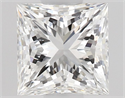 Diamante Natural 0.51 quilates, Princesa , Color F, claridad VVS1 y certificado GIA