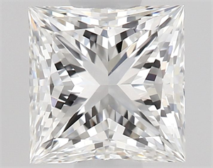 Foto Diamante Natural 0.51 quilates, Princesa , Color F, claridad VVS1 y certificado GIA de