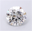 Lab Grown Diamond 1.54 Carats, Round with Excellent Cut, F Color, VVS2 Clarity and Certified by IGI