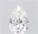 Diamante Natural 0.50 quilates, De pera , Color F, claridad VS2 y certificado IGI