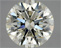 Natural Diamond 3.02 Carats, Round with Excellent Cut, J Color, VS1 Clarity and Certified by HRD