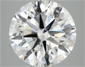 Lab Grown Diamond 5.02 Carats, Round with Ideal Cut, F Color, VVS2 Clarity and Certified by IGI