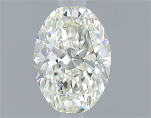 Picture of Natural Diamond 0.40 Carats, Oval with  Cut, J Color, VVS2 Clarity and Certified by GIA