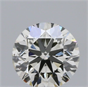 Natural Diamond 0.40 Carats, Round with Excellent Cut, I Color, SI1 Clarity and Certified by IGI